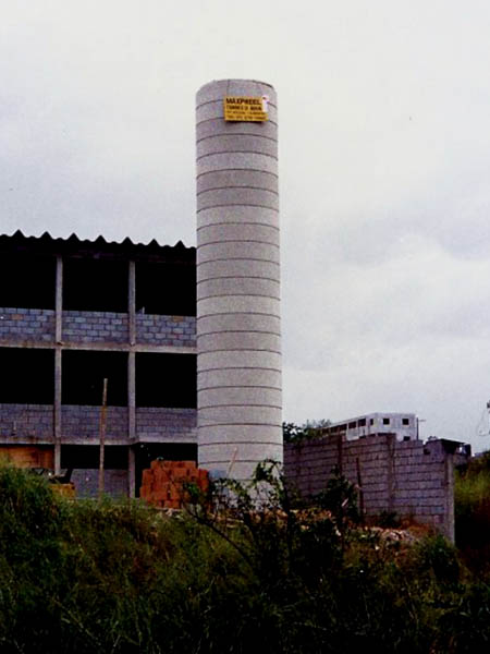 torre de para concreto caixa d'agua